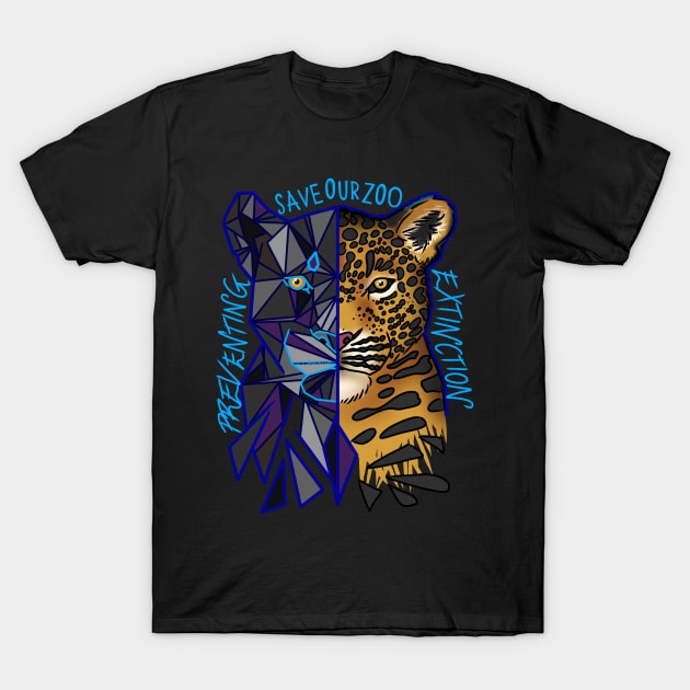 Day 26- Jaguars Goshi/Napo Melanistic/Normal T-Shirt by CelticDragoness